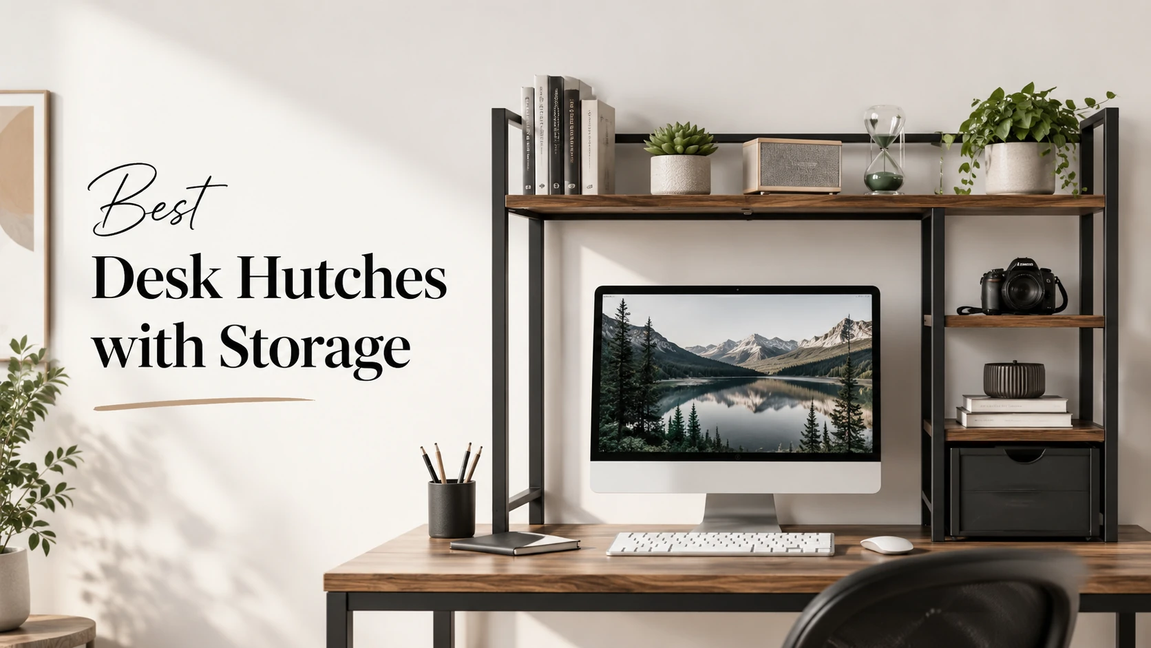 Best desk hutches with storage